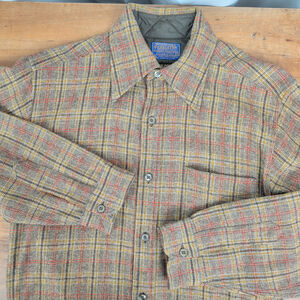 Men's Vintage Pendleton Wool Plaid Shirt Medium